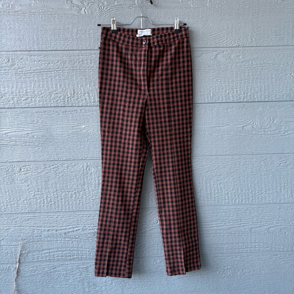 Urban Outfitters Tess plaid notched pants